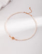 Exquisite Natural pearl necklace | s925 silver plated with 18k real gold