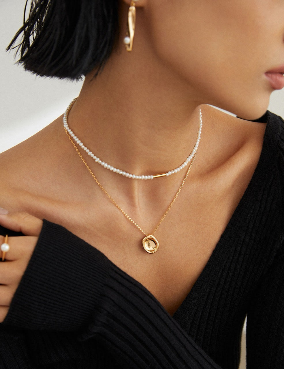 Amazing piece | Natural pearl necklace | s925 silver