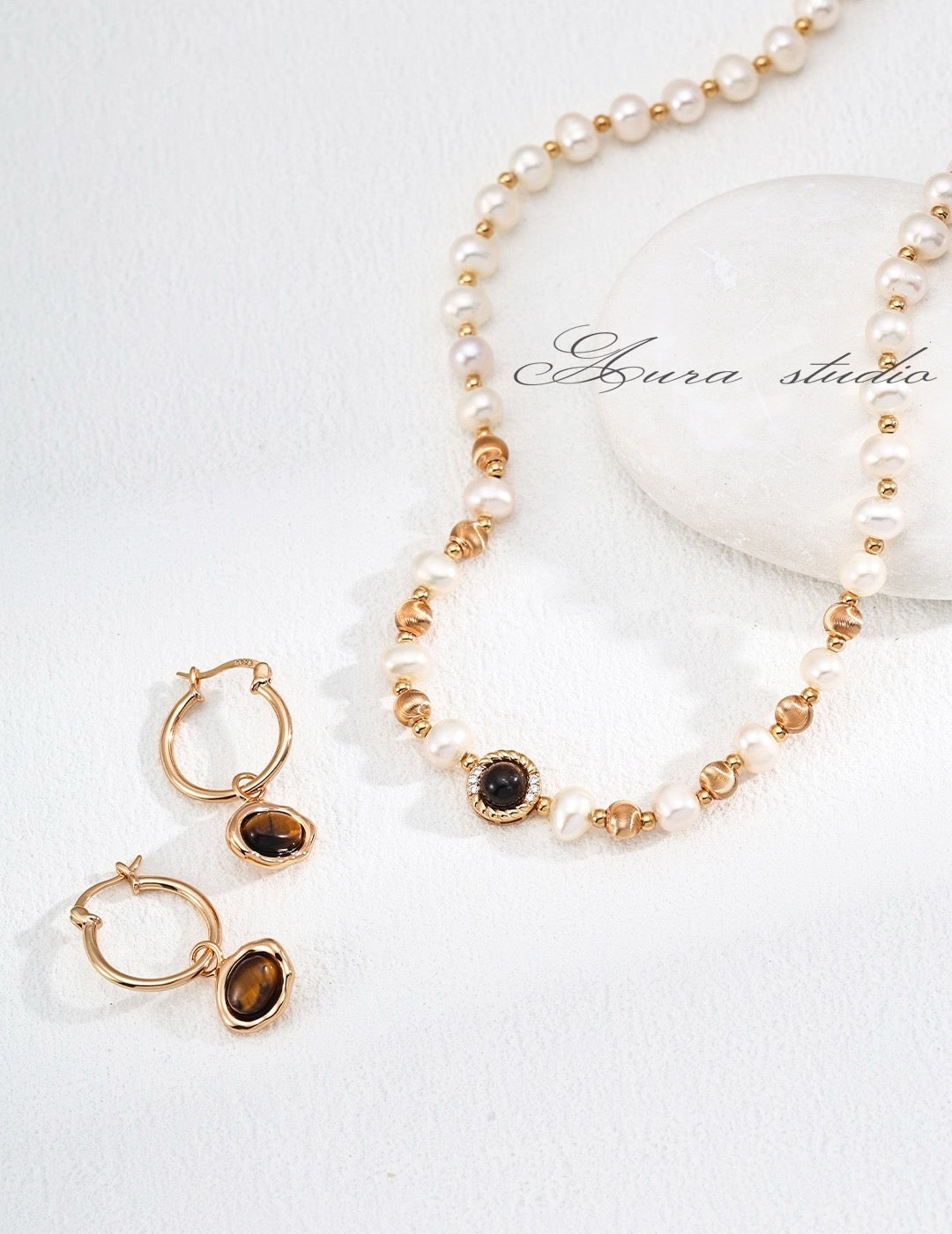 Shimmering Moments | Natural pearl|S925 Necklace