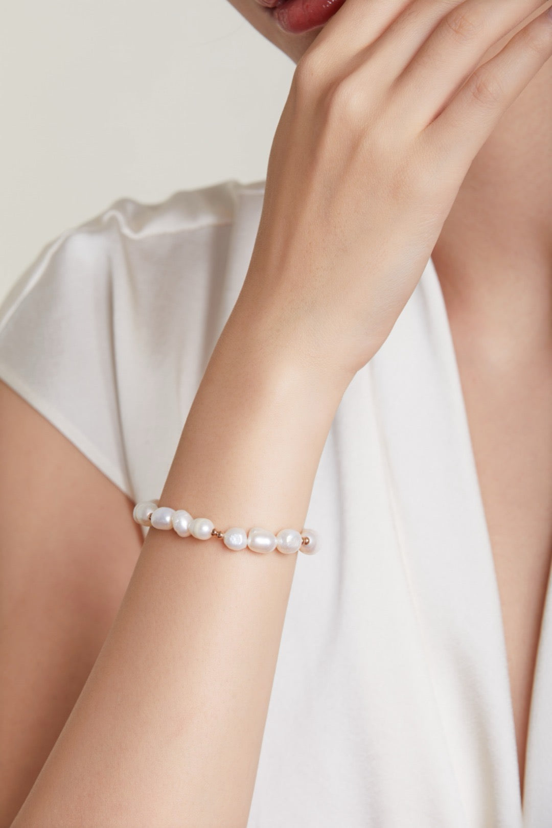 Discount｜s925 silver Baroque Pearls Bracelet