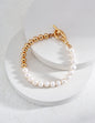 splicing design ｜pearl bracelet｜s925